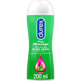 Durex Massage 2 In 1 Soothing Aloe  Lubricant 200Ml