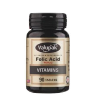 Valupak Folic Acid 400Mg 90 Tablet