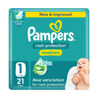 Pampers Diapers Size (1) 2-5 kg 21 Diapers