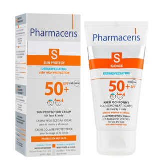 Pharmaceris S Sun Protection Cream For Babies & Children Face & Body SPF50+ (125Ml)