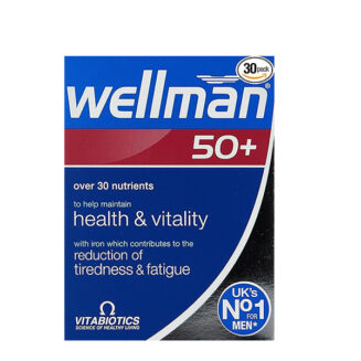 Vitabiotics Wellman 50+,  30 Tablets