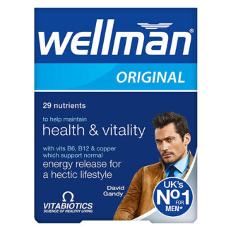 Vitabiotics Wellman Health, Vitality And Energy Release 30 Capsule