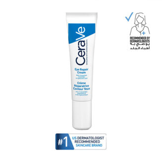 Cerave Eye Repair Cream for Dark Circles and Puffiness with Hyaluronic Acid 14Ml