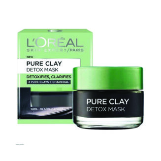 Loreal Pure Clay Detox Brightening face Mask 50Ml