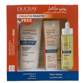Ducray Creastim Lotion With Anaphase Shampoo Free