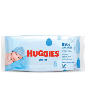 Huggies Wet Wipes Pure, 56 Wipes