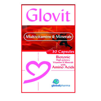 Glovit Multi Vitamins And Minerals 30 Capsule