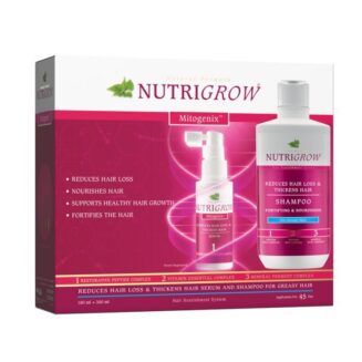 Nutrigrow Hair Serum With Shampoo For Grasy Hair