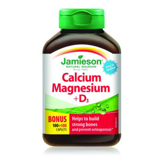 Jamieson Calcium Magnesium with Vitamin D3 200 Capsule