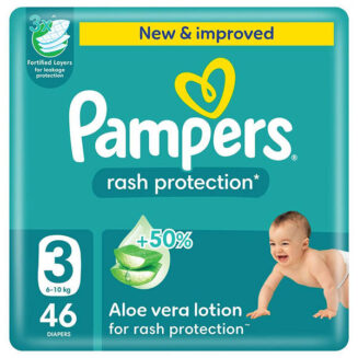 Pampers Diapers Size (3) 6-10 kg 46 Diapers
