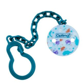 Optimal Pacifier Holder Blue, Pink, White, Green