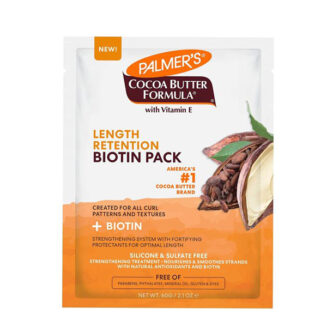 Palmers Cocoa Butter Length Retention Biotin Pack Sachet 60Gm