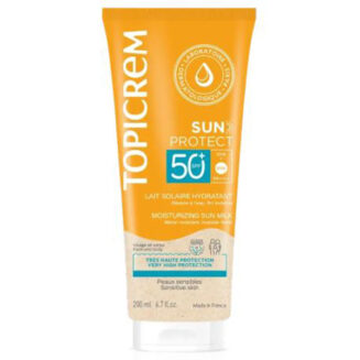 Topicrem Moisturizing Sun Milk Spf50+, 200Ml