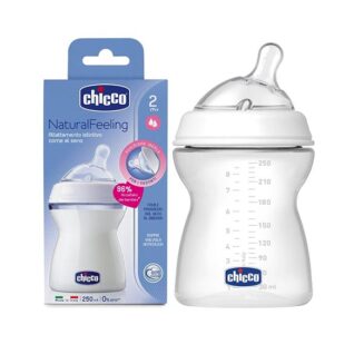 Chicco Natural Feeling Bottle Blue 250Ml 2M+