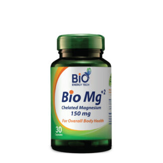 Bio Energy Tech Chelated Magnesium 150Mg 30 Capsules