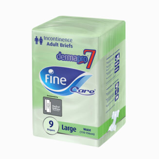Fine Care Incontinence Unisex Briefs, Large 110-156 Cm 9 Diaper
