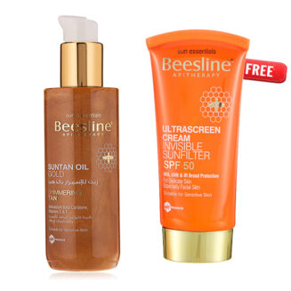 Beesline Suntan Oil Gold + Beesline Ultrascreen Cream Offer