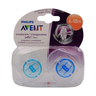 Avent Soother Transparentes 6-18M