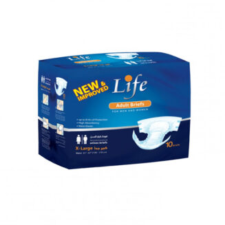 Life Incontinence Unisex Adult Briefs X-Large
