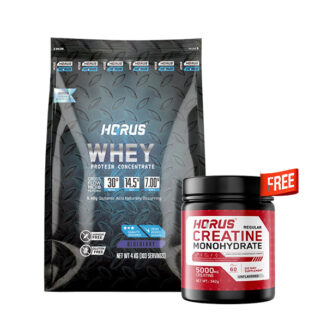 Horus Whey Protein Concentrate Bluberry Flavor 4 KG ( 103 SERVING )