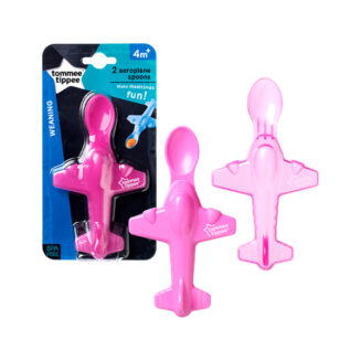 Tommee Tippee Aeroplane Spoon 4M+, 2Pcs