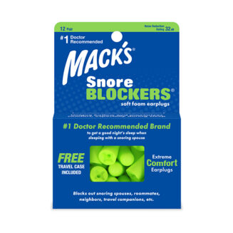 Macks Ear Plug Snor Blockers 12 Pair