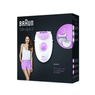 Braun Hair Removal for  Woman Silk Epil +3 Extra Head - 3270