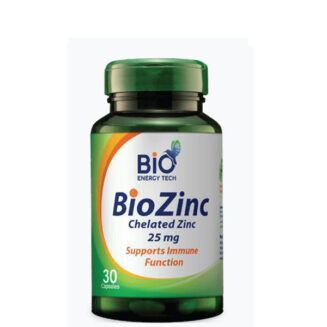 Bio Energy Tech Chelated Zinc 25Mg 30 Capsule