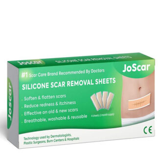 JoScar Silicon Scar Removal Sheets 4Pcs