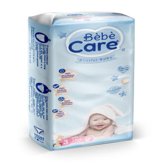 Bebe Care 3 Midi ( 5-9 Kg )  74 PCS