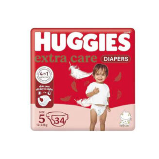 Huggies Diapers Size (5) 12-25 Kgs 34 Diapers