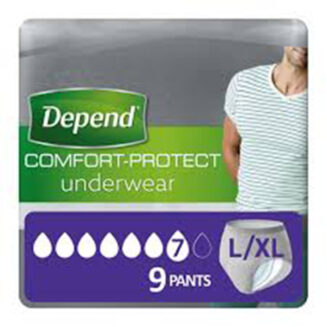 Depend Underwear (L/XL) Men 9 Pcs