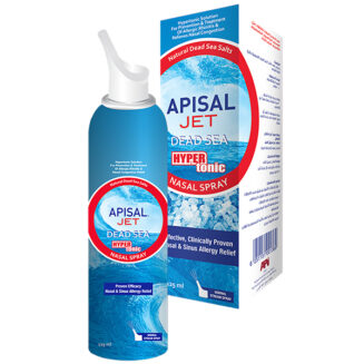Apisal Jet Dead Sea Hyper Tonic Nasal Spray 125Ml