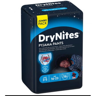 Huggies DryNites Pants Jumbo for Boys, 3-5 years ,16-23 Kg, 16 Pieces