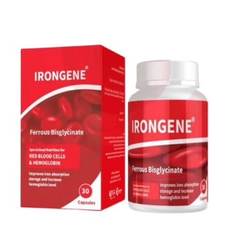 Irongene ( Ferrous Bisglycinate ) 30 Capsules